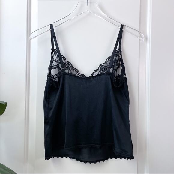 Cabernet Vintage Black Lace Cami Lingerie 36 - Picture 6 of 9